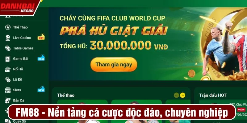 FM88 gây ấn tượng với giao diện hiện đại, mượt mà