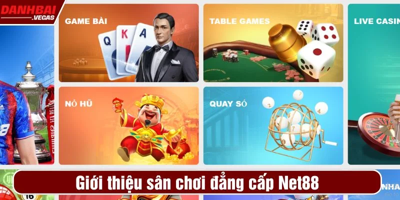 Giao diện Net88 hiện đại, thân thiện với mọi người chơi