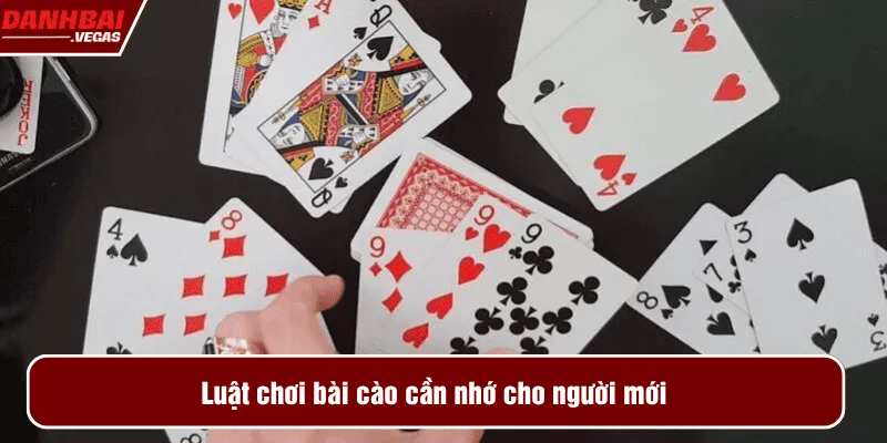 Luật chơi bài cào cần nhớ cho người mới