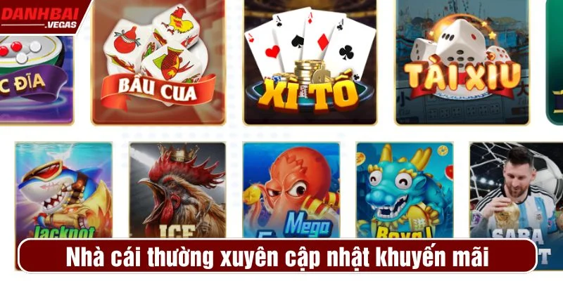 Nhà cái thường xuyên có khuyến mãi lớn dành cho thành viên mới