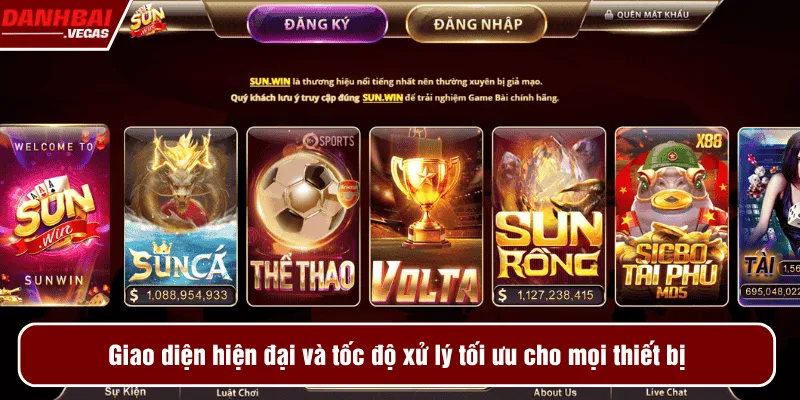Giao diện hiện đại và tốc độ xử lý tối ưu cho mọi thiết bị