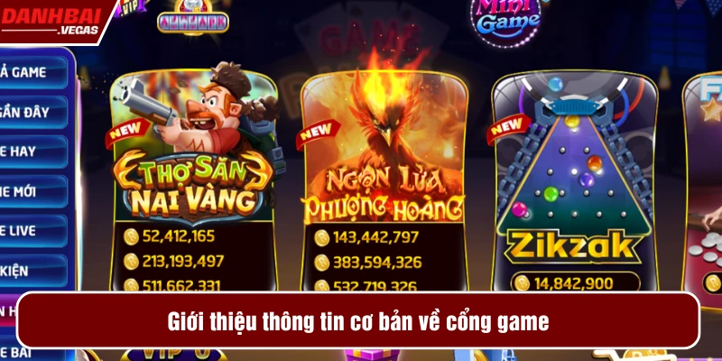Giới thiệu thông tin cơ bản cổng game