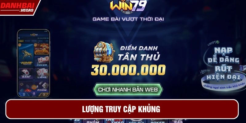 Mỗi ngày sân chơi thu về lượng truy cập khủng