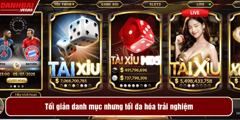 Tối giản danh mục nhưng tối đa hóa trải nghiệm